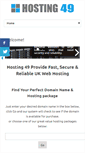 Mobile Screenshot of hosting49.com