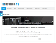 Tablet Screenshot of hosting49.com